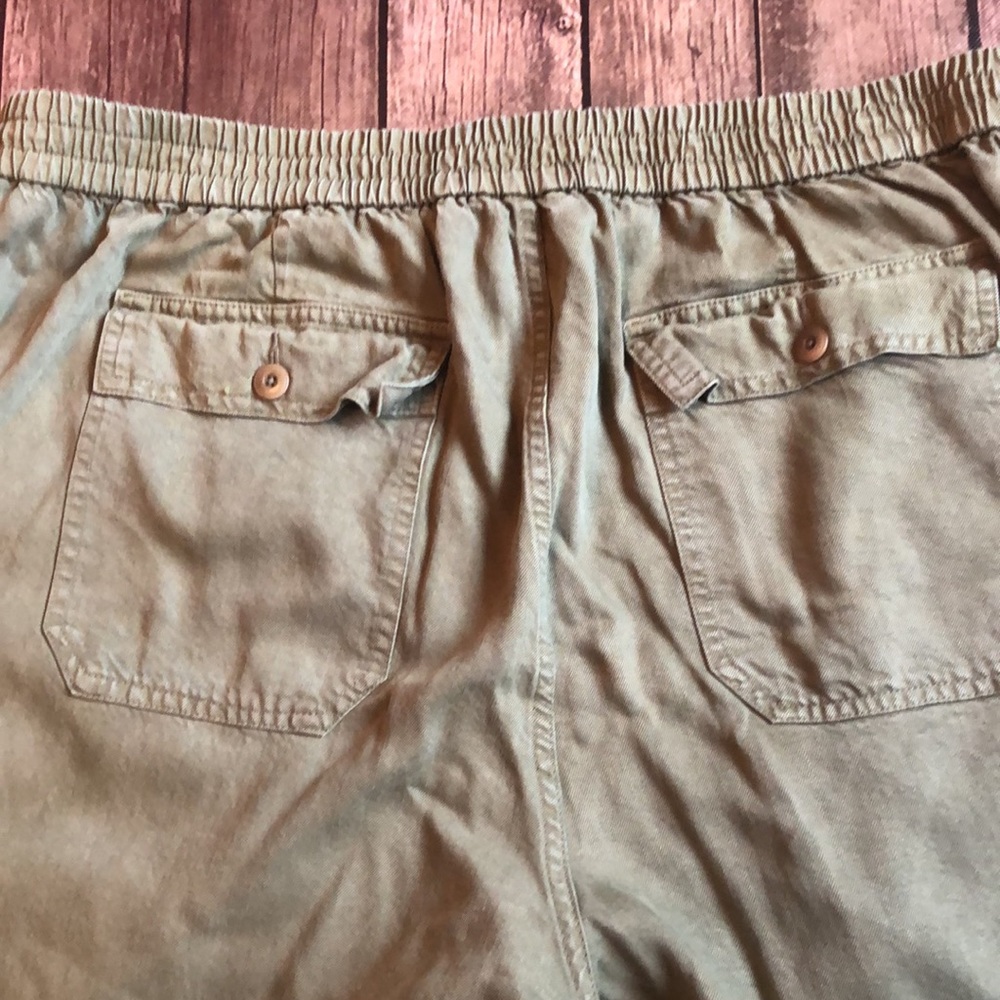 J. Crew Zip Up Loden Green Seaside Pants Sz 16 - Picture 5 of 6